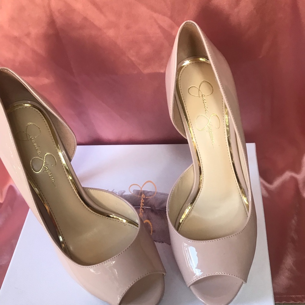 Jessica Simpson Martella Nude Blush Patent